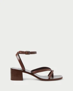 Loeffler Randall Eloise Leather Heeled Sandal| Casual Staples|Heeled Sandals