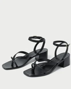 Loeffler Randall Eloise Leather Heeled Sandal| Casual Staples|Vacation Shop