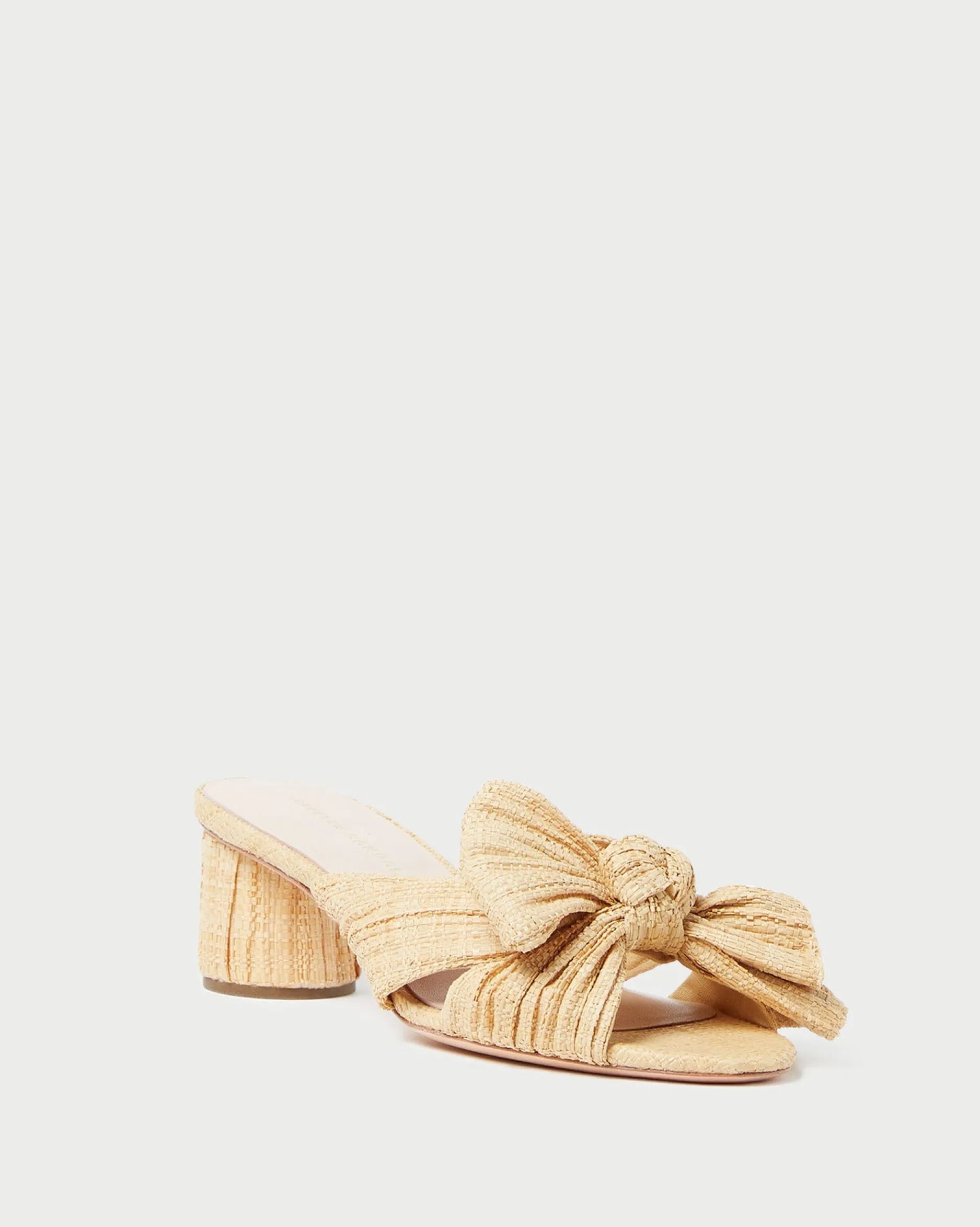 Loeffler Randall Emilia Pleated Bow Heel| FOR THE GUESTS|FOR THE BRIDE