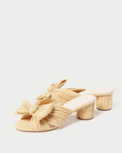 Loeffler Randall Emilia Pleated Bow Heel| FOR THE GUESTS|FOR THE BRIDE