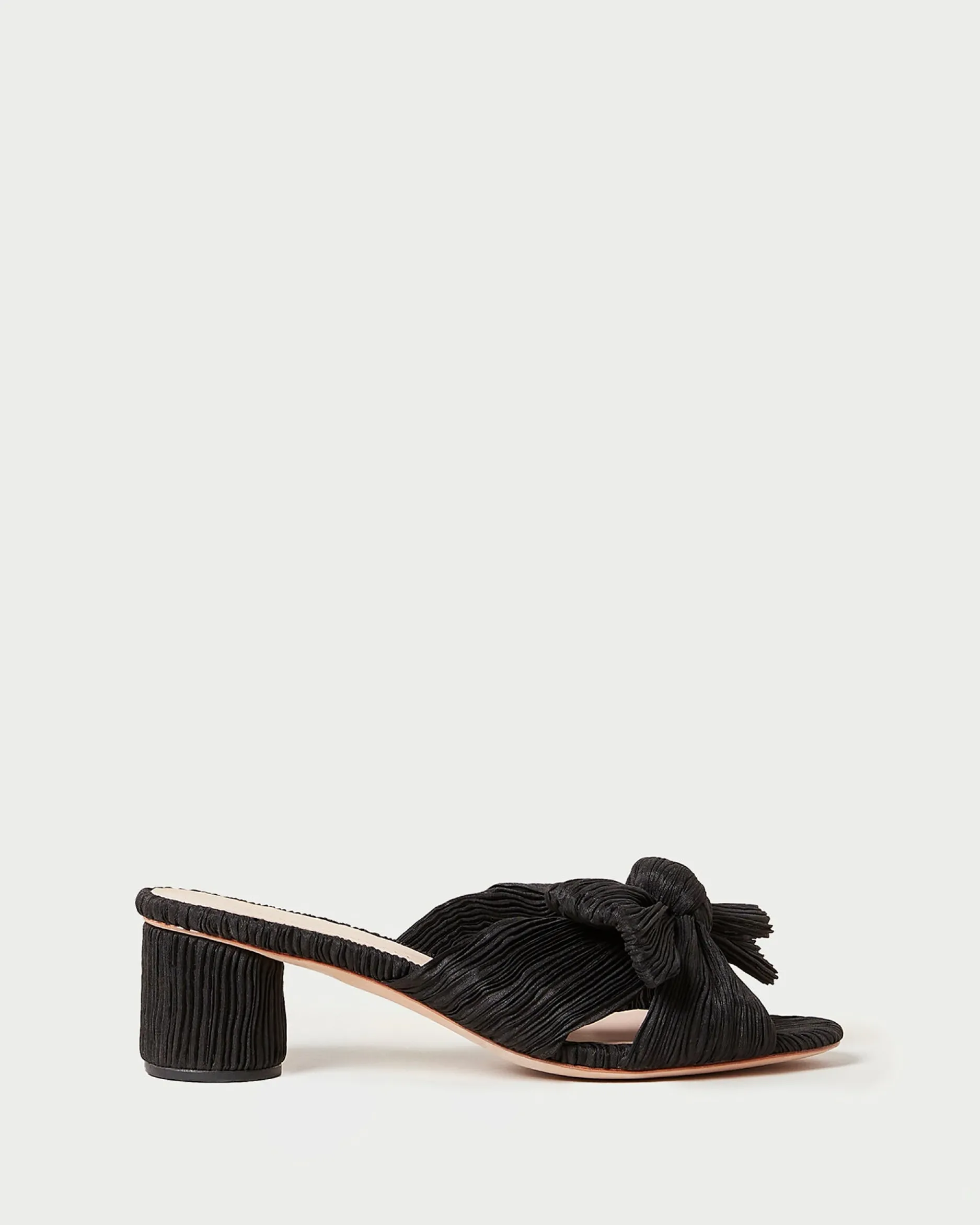 Loeffler Randall Emilia Pleated Bow Heel| FOR THE GUESTS|FOR THE BRIDE