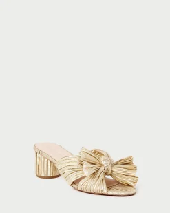 Loeffler Randall Emilia Pleated Bow Heel| FOR THE GUESTS|FOR THE BRIDE