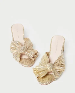 Loeffler Randall Emilia Pleated Bow Heel| FOR THE GUESTS|FOR THE BRIDE