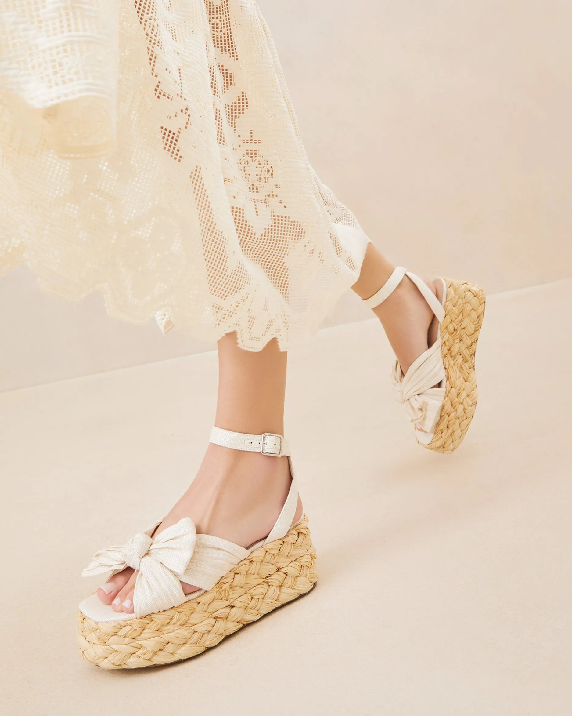 Loeffler Randall Gaby Bow Espadrille| Flats & Loafers