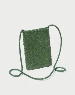 Loeffler Randall Grace Emerald Woven Crossbody| Jessie Loves|Crossbodies