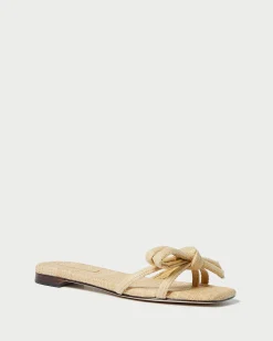 Loeffler Randall Hadley Brown Bow Sandal| Casual Staples|Vacation Shop
