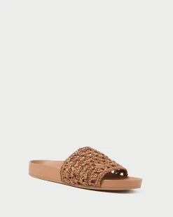 Loeffler Randall Henri Crochet Leather Sandal| Jessie Loves|Flat Sandals