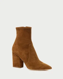 Loeffler Randall Isla Suede Slim Ankle Bootie| Boots