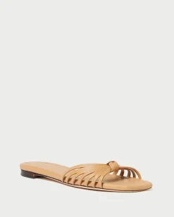 Loeffler Randall Izzie Leather Knot Sandal| FOR THE BRIDE|Flat Sandals