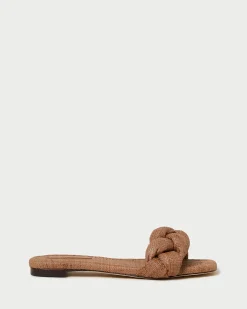 Loeffler Randall Joanna Denim Braided Sandal| FOR THE BRIDE|Flat Sandals