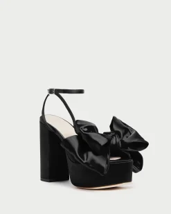 Loeffler Randall Kiki Satin Platform Sandal| FOR THE BRIDE|Heeled Sandals