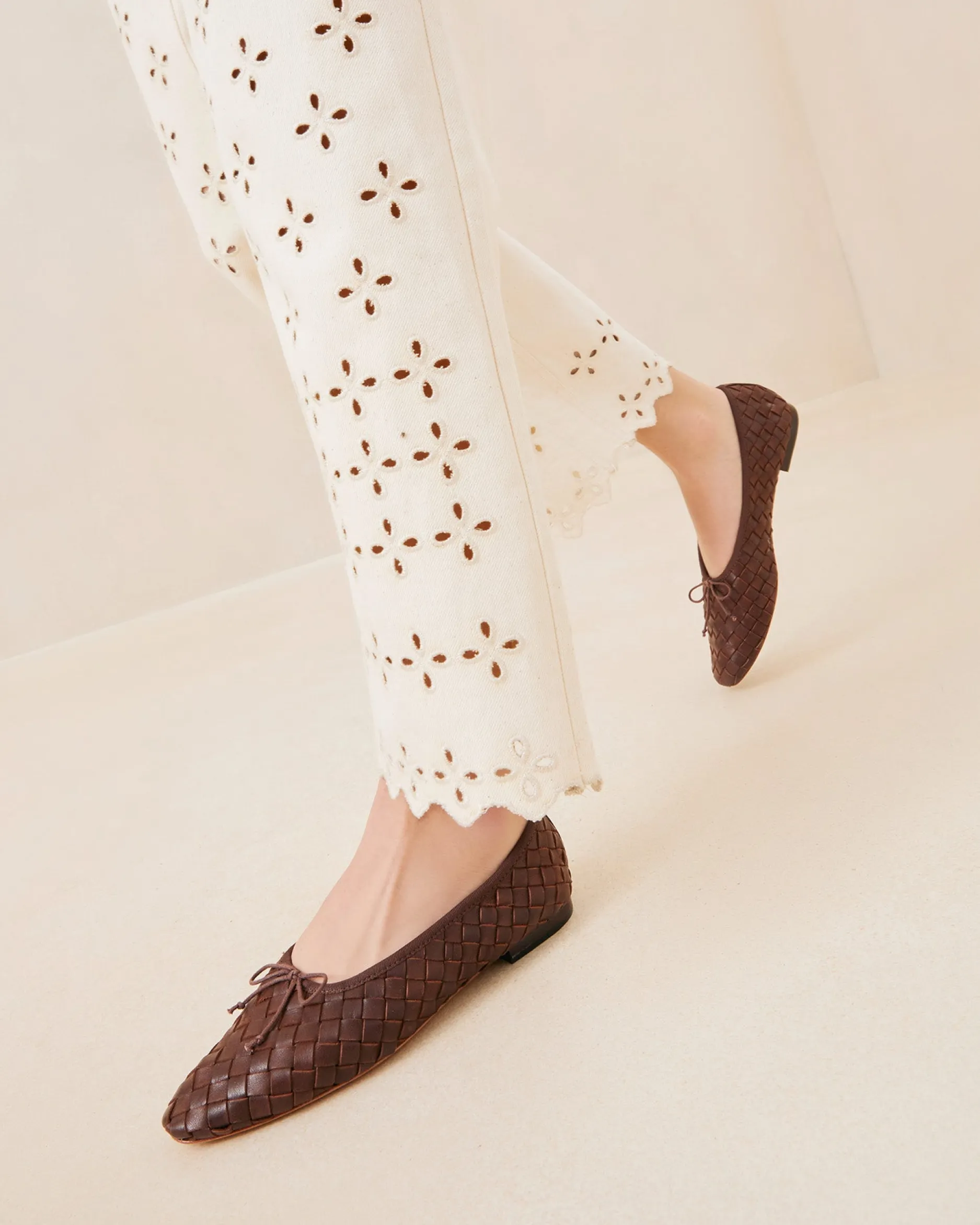 Loeffler Randall Landry Woven Ballet Flat| Casual Staples|Vacation Shop