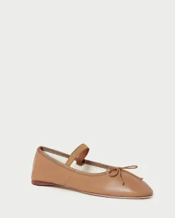 Loeffler Randall Leonie Caramel/Crystal Ballet Flat| FOR THE BRIDE|Casual Staples