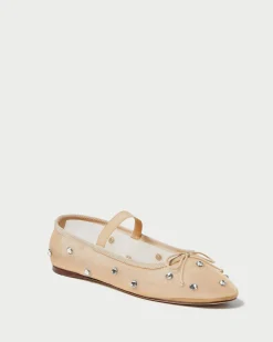 Loeffler Randall Leonie Chocolate Leather Flat| Flats & Loafers