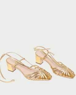 Loeffler Randall Livvy Leather Heeled Sandal| FOR THE GUESTS|Heeled Sandals