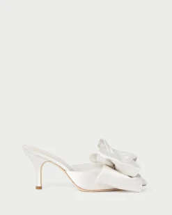 Loeffler Randall Margot Moiré Bow Mule| FOR THE BRIDE|Pumps & Mules