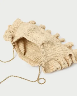 Loeffler Randall Mavis Raffia Ruffle Clutch| FOR THE GUESTS|FOR THE BRIDE