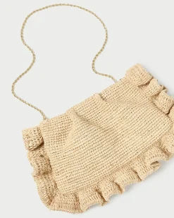 Loeffler Randall Mavis Moiré Ruffle Clutch| Event Essentials|Vacation Shop