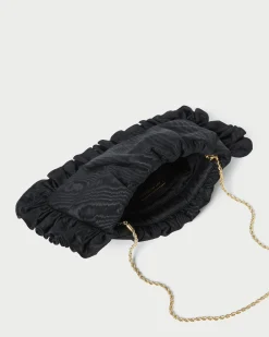 Loeffler Randall Mavis Moiré Ruffle Clutch| Event Essentials|Vacation Shop