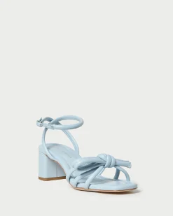 Loeffler Randall Mikel Bow Mid-Heel Sandal| SOMETHING BLUE|FOR THE GUESTS