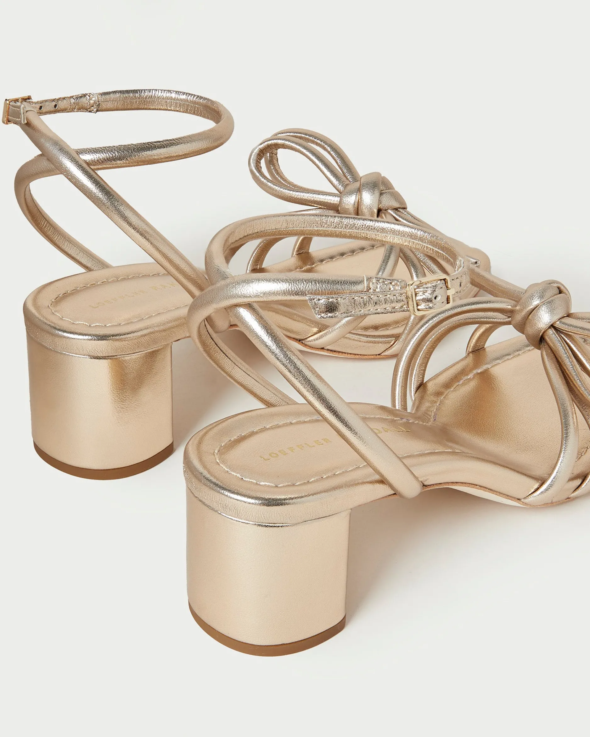 Loeffler Randall Mikel Bow Mid-Heel Sandal| SOMETHING BLUE|FOR THE BRIDE