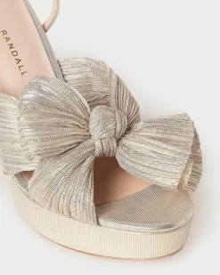 Loeffler Randall Natalia Blue Floral Bow Heel| SOMETHING BLUE|FOR THE BRIDE