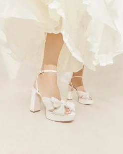 Loeffler Randall Natalia Platform Bow Heel| FOR THE GUESTS|FOR THE BRIDE