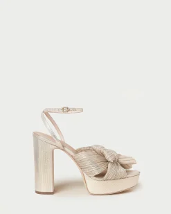 Loeffler Randall Natalia Platform Bow Heel| SOMETHING BLUE|FOR THE BRIDE