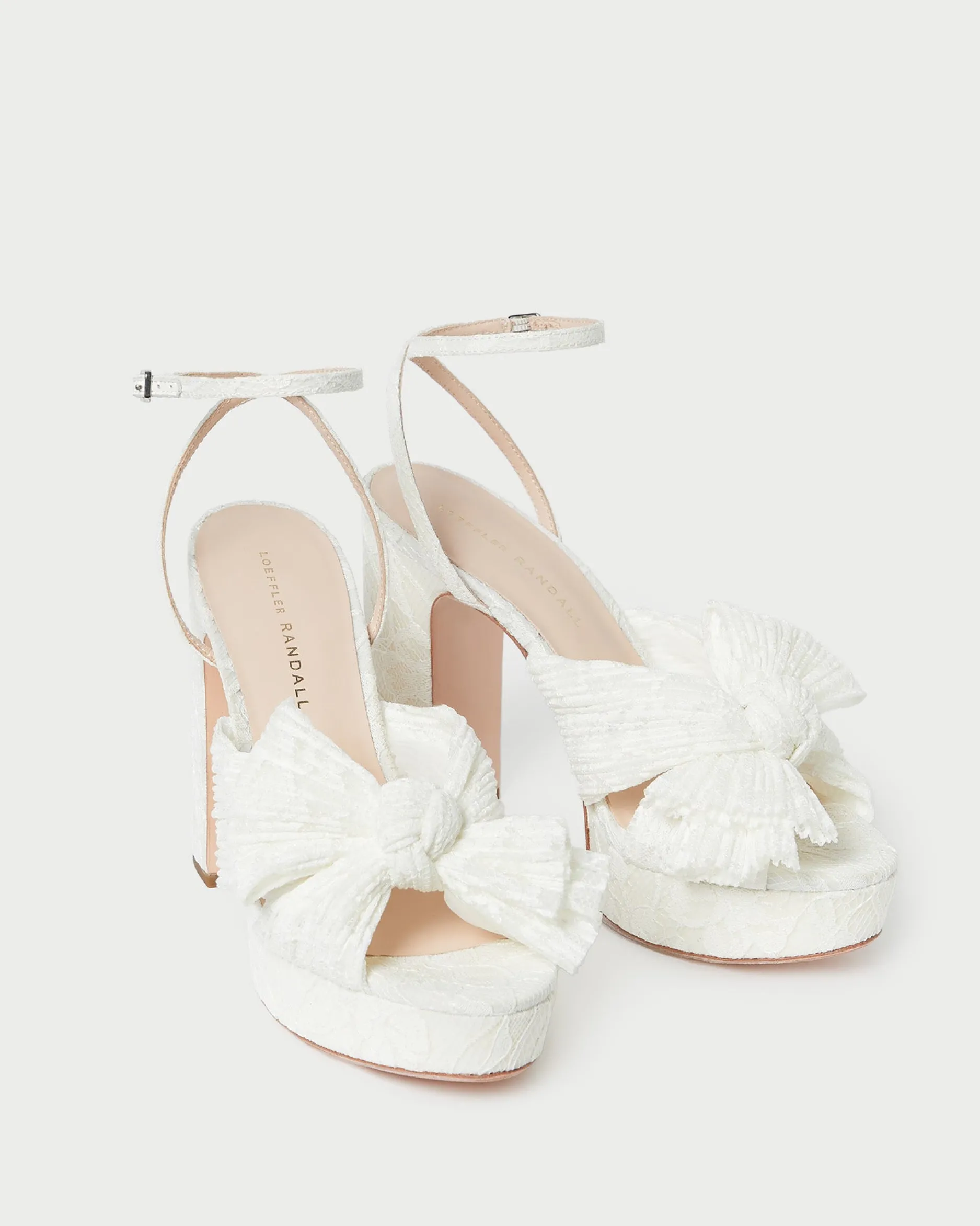 Loeffler Randall Natalia Platform Bow Heel| FOR THE BRIDE|Heeled Sandals