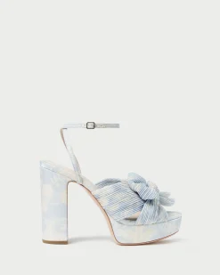 Loeffler Randall Natalia Platform Bow Heel| FOR THE BRIDE|Heeled Sandals