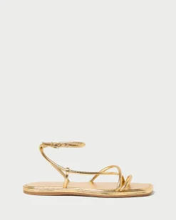 Loeffler Randall Noor Leather Flat Sandal| Flat Sandals
