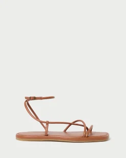 Loeffler Randall Noor Leather Flat Sandal| Flat Sandals