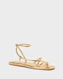 Loeffler Randall Noor Leather Flat Sandal| Flat Sandals