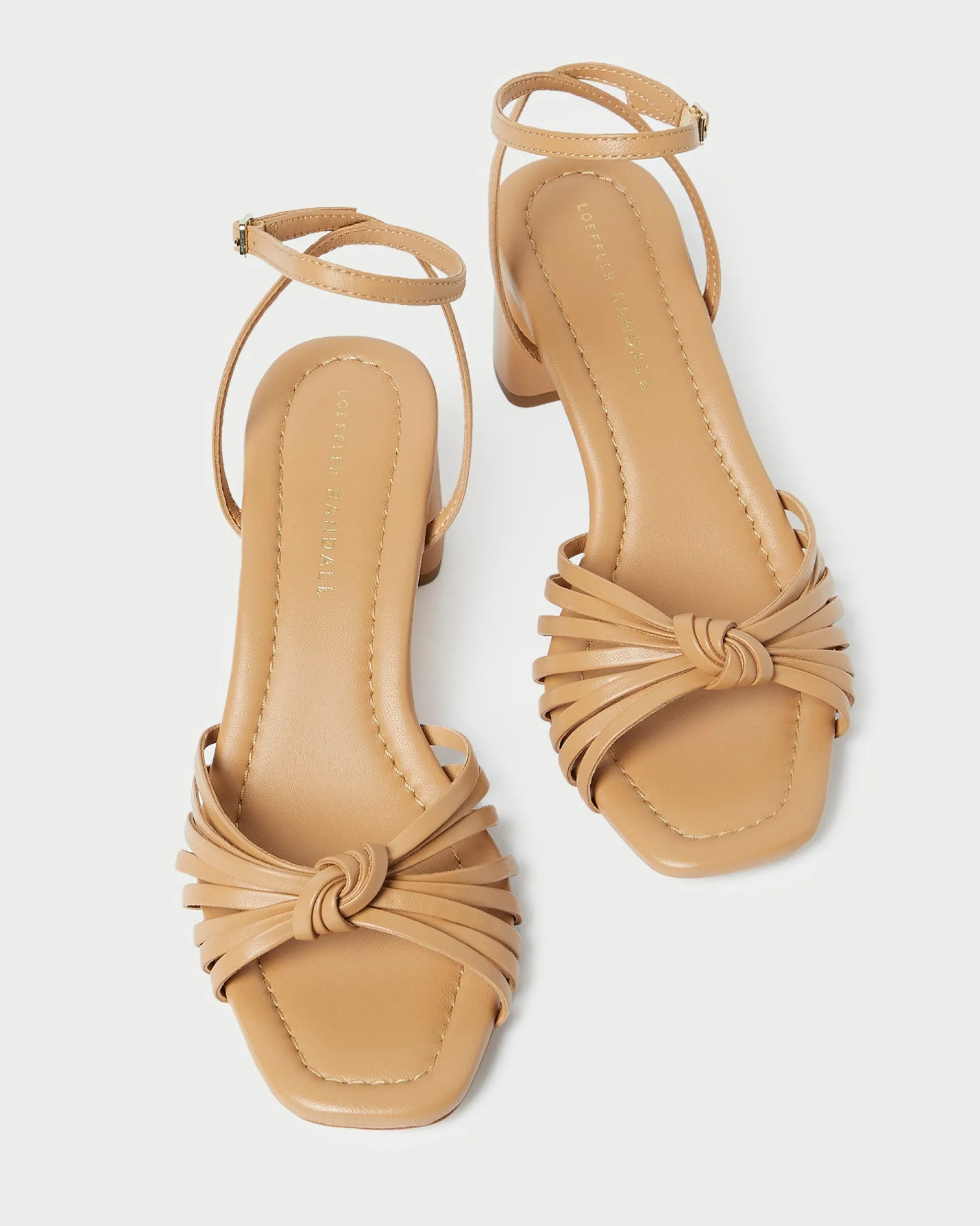 Loeffler Randall Olivia Knot Mid-Heel Sandal| FOR THE BRIDE|Event Essentials