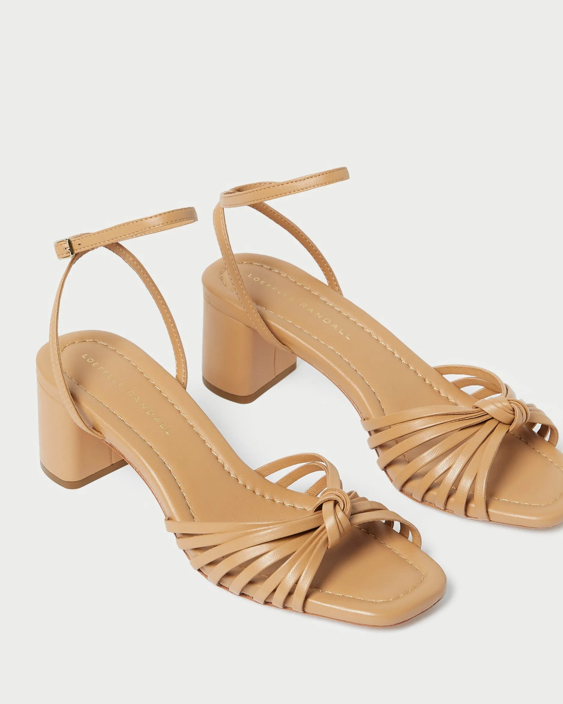 Loeffler Randall Olivia Knot Mid-Heel Sandal| FOR THE BRIDE|Event Essentials