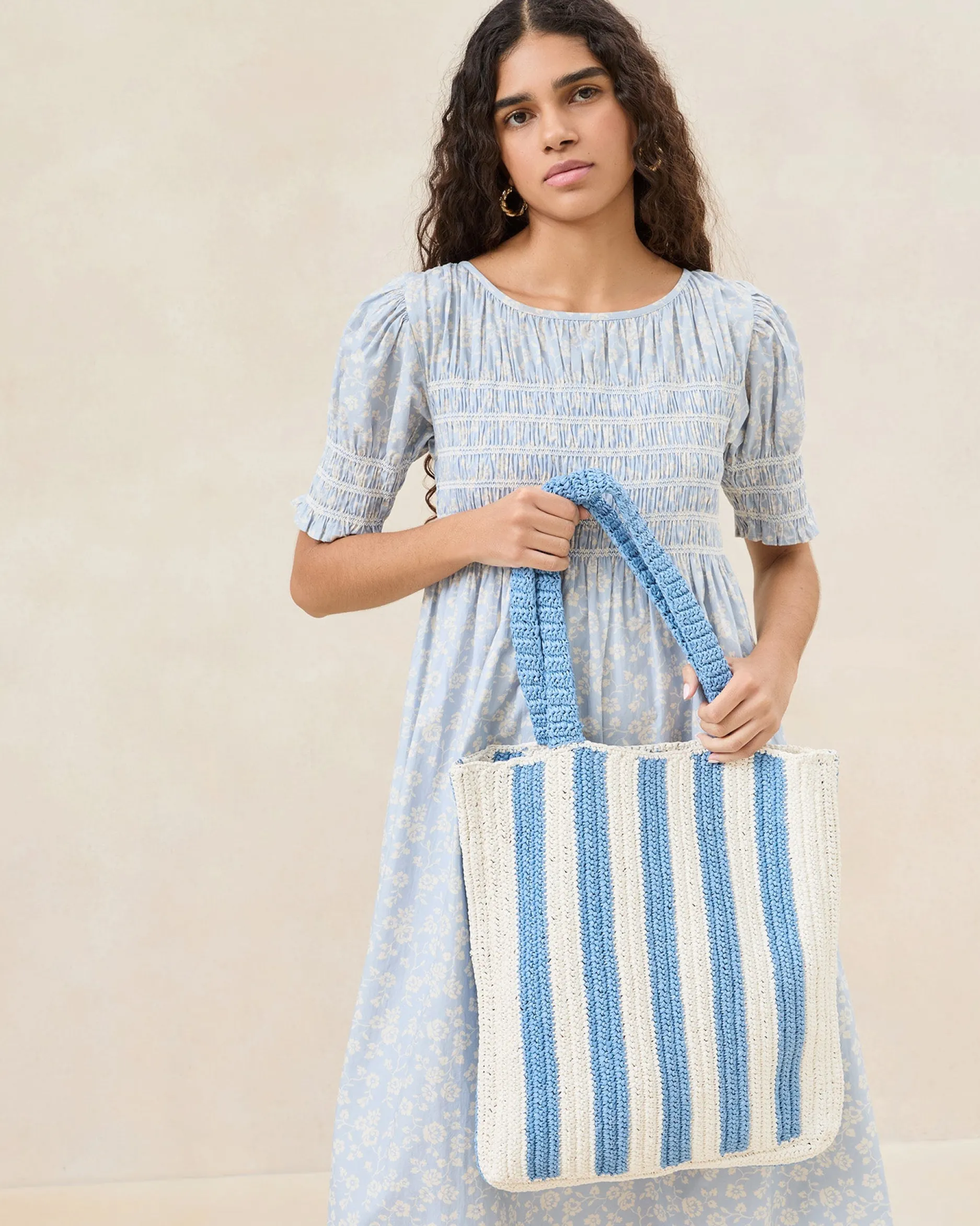 Loeffler Randall Orion Raffia Tote| Casual Staples|Vacation Shop