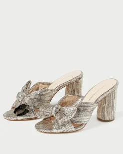 Loeffler Randall Penny Pleated Bow Heel| SOMETHING BLUE