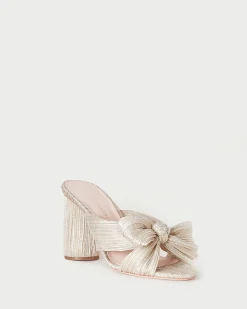 Loeffler Randall Penny Pleated Bow Heel| SOMETHING BLUE