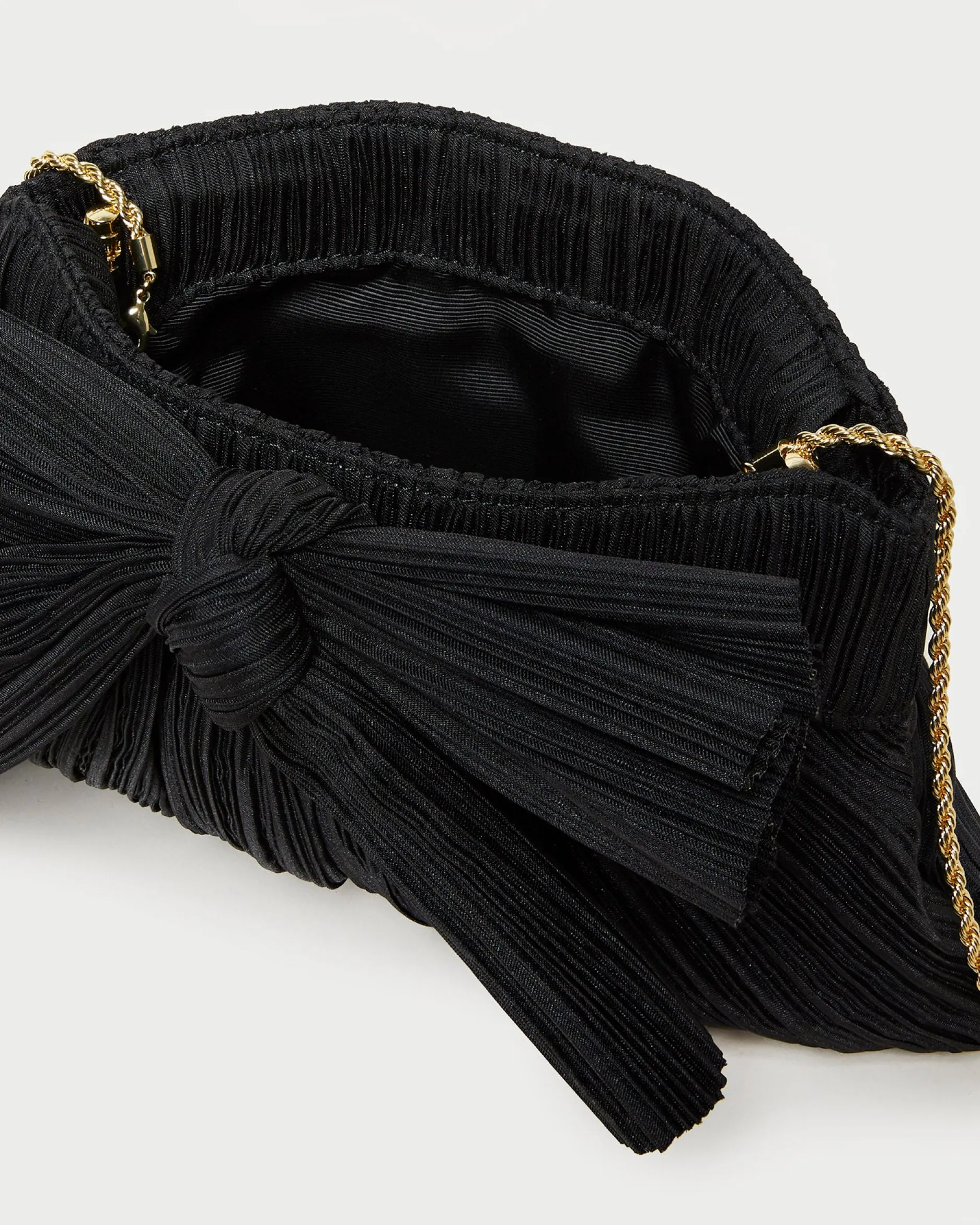Loeffler Randall Rayne Black Bow Clutch| Clutches