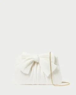 Loeffler Randall Rayne Pleated Bow Clutch| Clutches