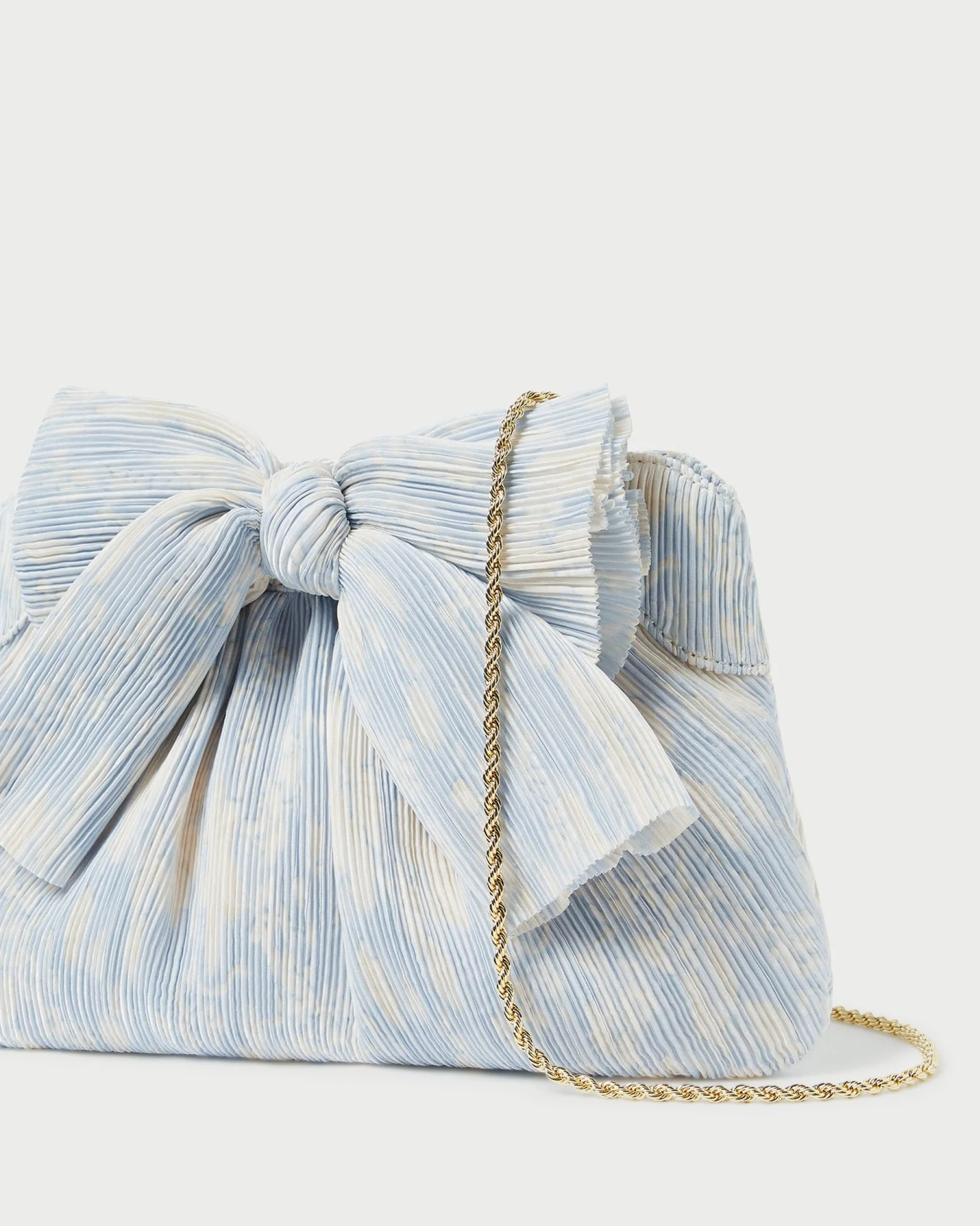 Loeffler Randall Rayne Pleated Bow Clutch| Clutches