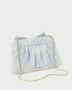 Loeffler Randall Rayne Pleated Bow Clutch| Clutches