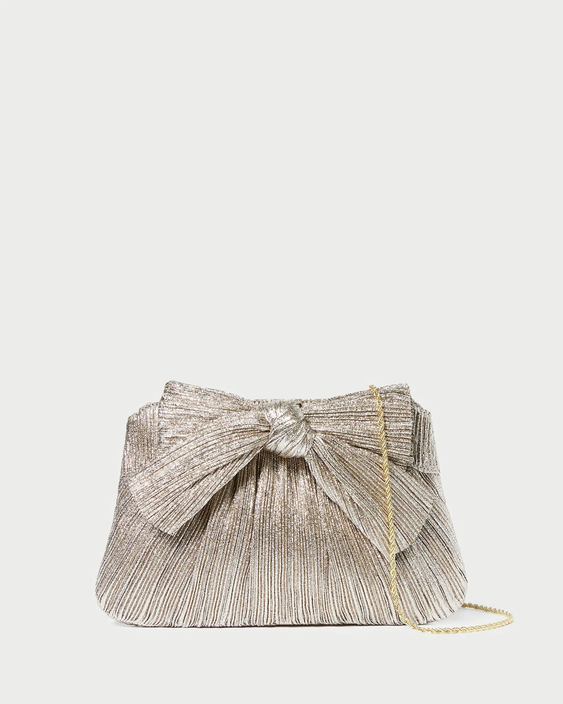Loeffler Randall Rayne Pleated Bow Clutch| Clutches