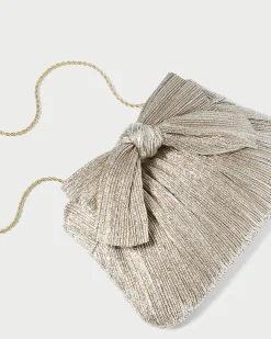 Loeffler Randall Rayne Pleated Bow Clutch| Clutches