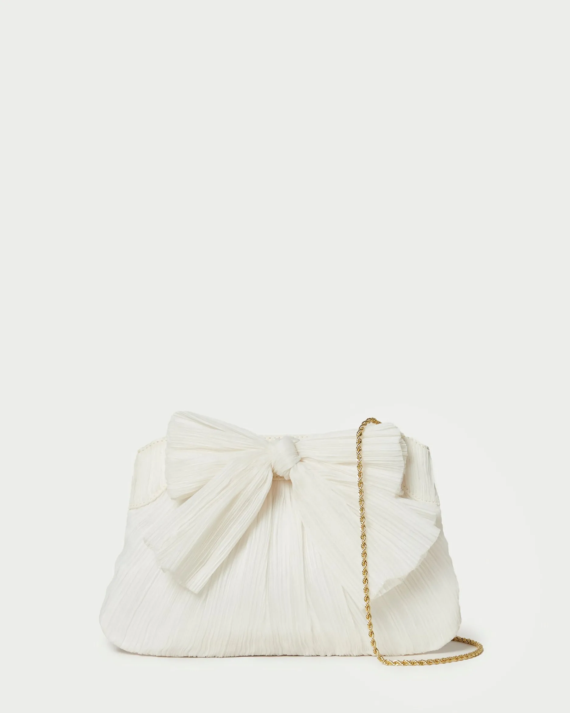 Loeffler Randall Rayne Pleated Bow Clutch| Clutches