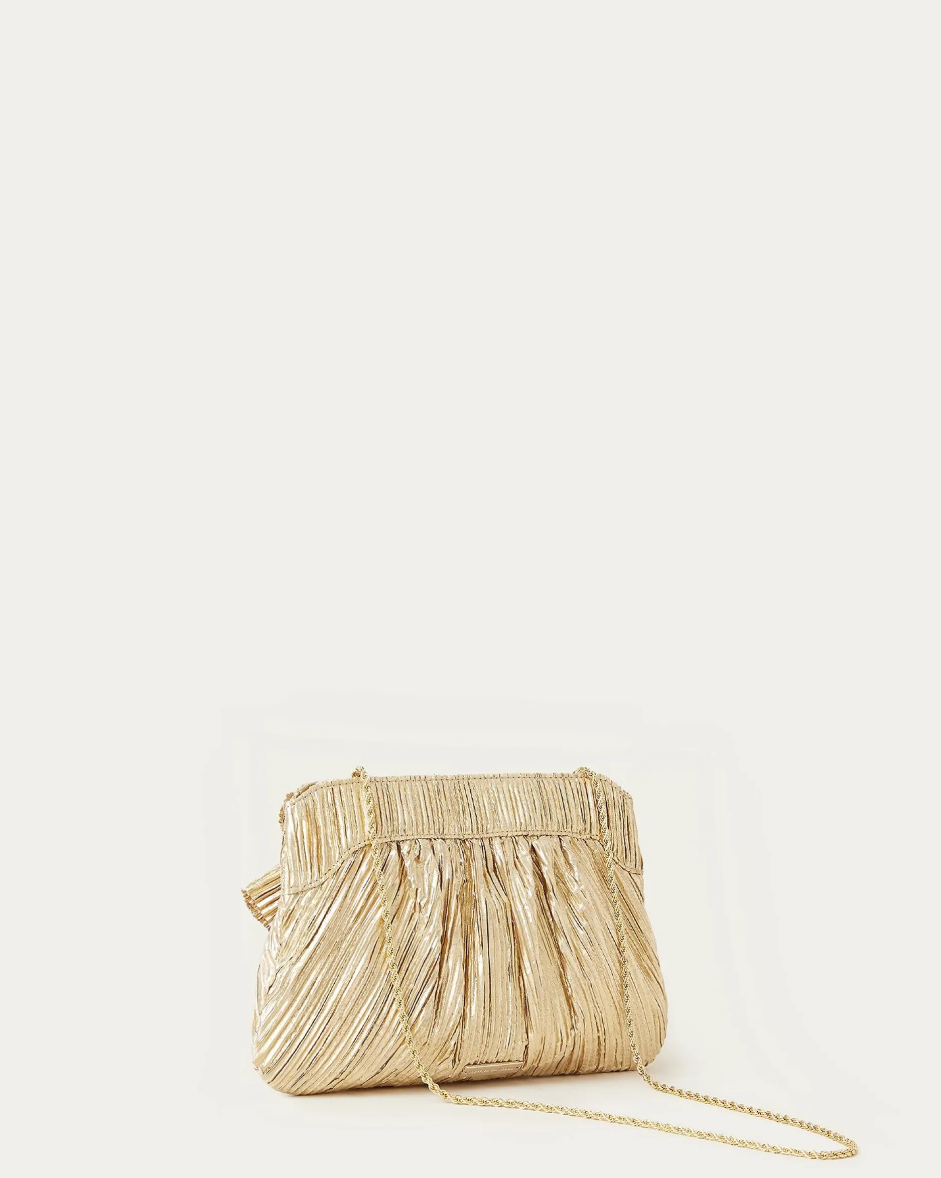 Loeffler Randall Rayne Pleated Bow Clutch| Clutches