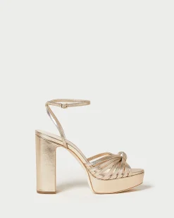 Loeffler Randall Rivka Knot Platform Sandal| SOMETHING BLUE|FOR THE BRIDE