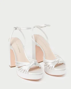 Loeffler Randall Rivka Knot Platform Sandal| SOMETHING BLUE|FOR THE BRIDE