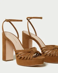 Loeffler Randall Rivka Knot Platform Sandal| SOMETHING BLUE|FOR THE BRIDE