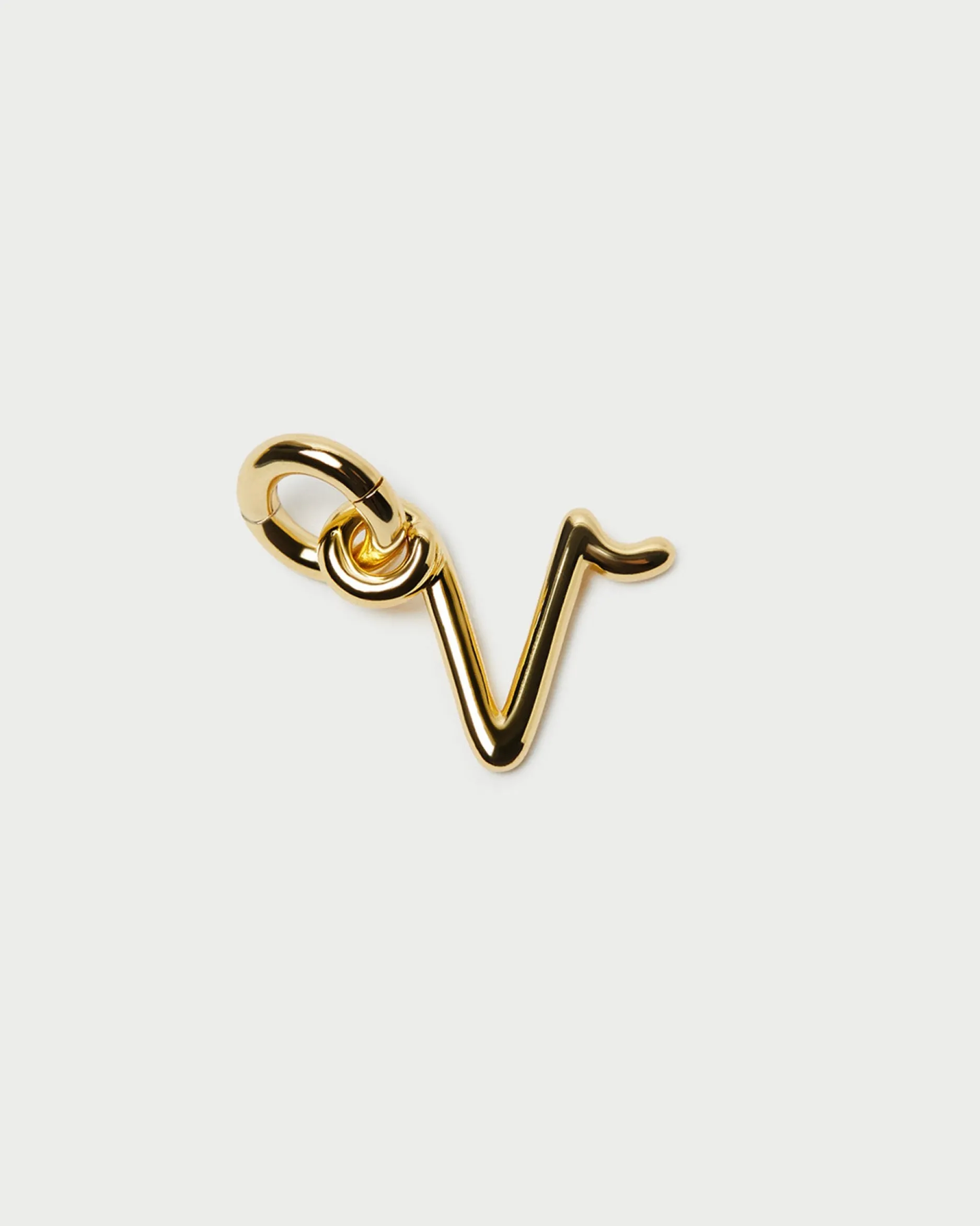 Loeffler Randall Small Gold Letter "E" Charm| Jewelry|Accessories